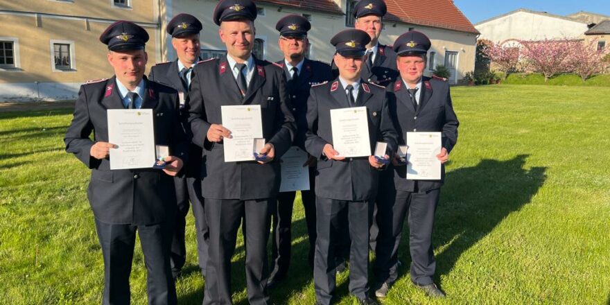 Verleihung der Waldbrandmedaille 2022 – Freiwillige Feuerwehr Horka